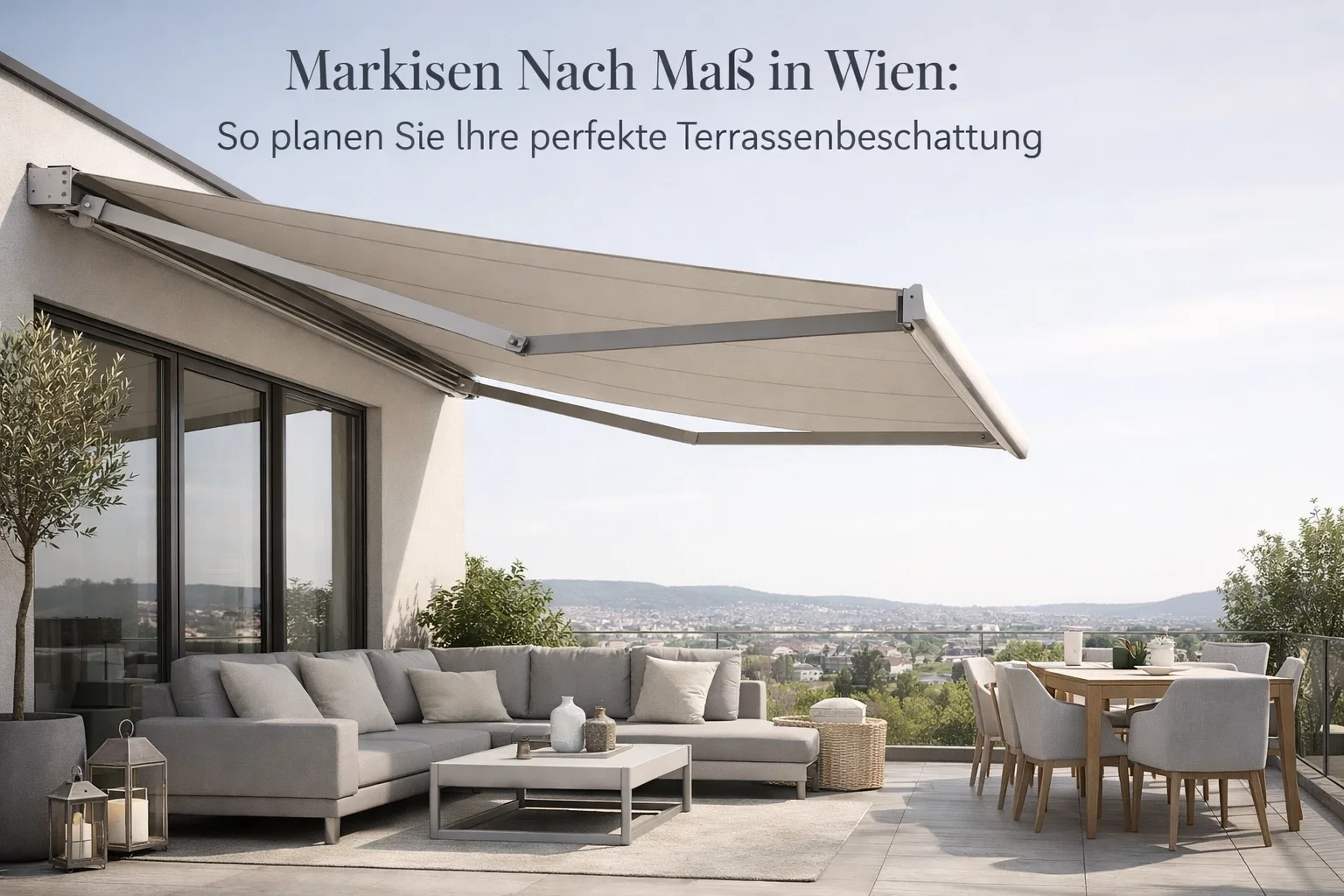Markisen Nach Maß in Wien: So planen Sie Ihre perfekte Terrassenbeschattung