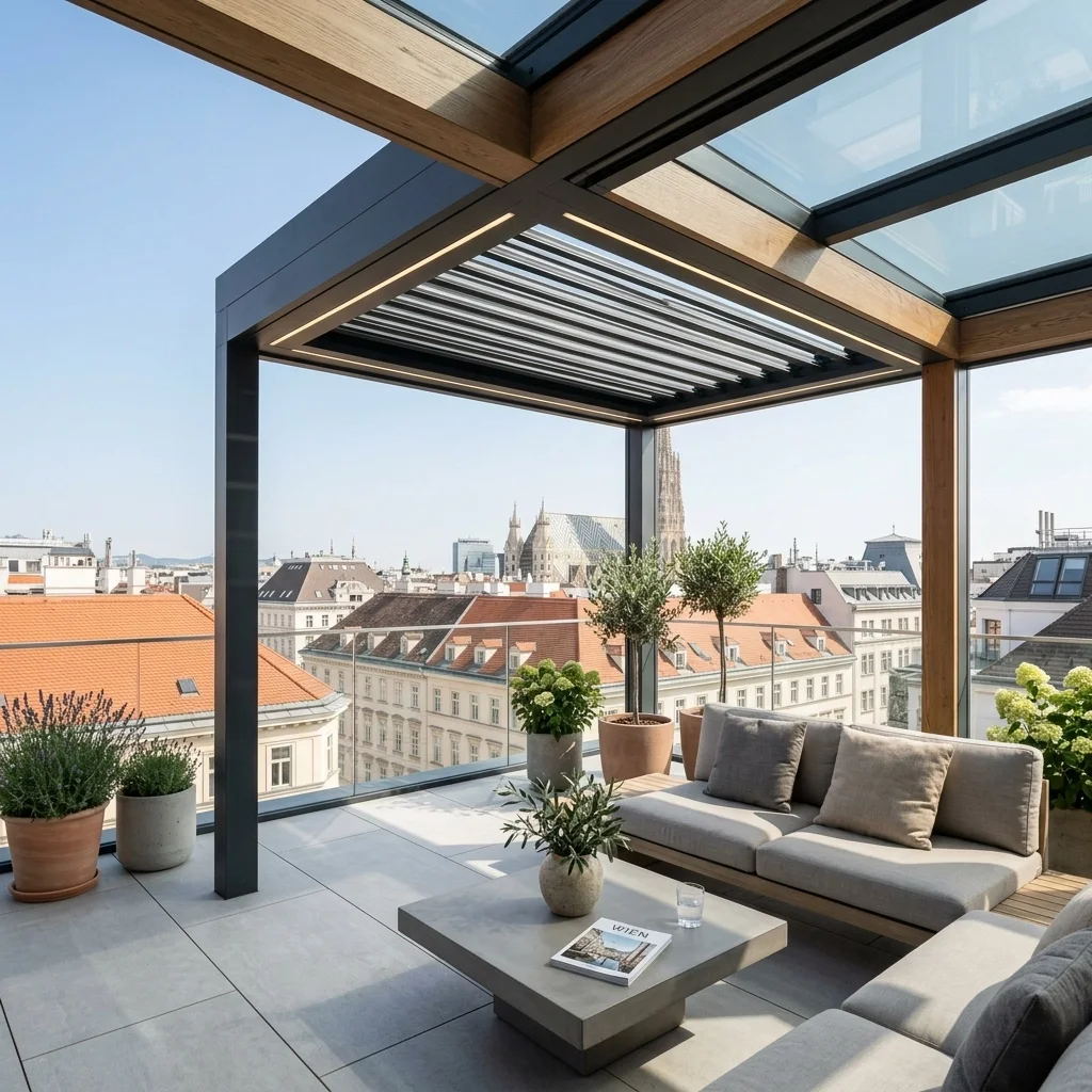 Der ultimative Guide für Terrassendesign in Wien: Alles über Pergola, Glasdach und Co.