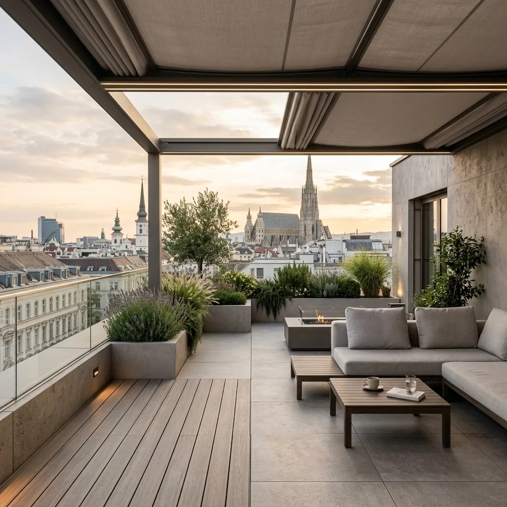 Auf der Suche nach modernem Terrassendesign in Wien? Diese 10 Dinge solltest du 2026 wissen