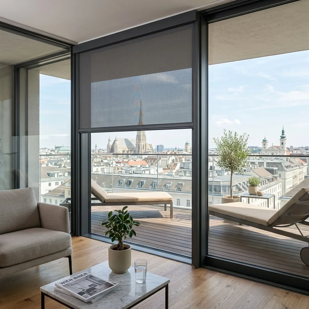 Warum moderne Zip Screens die Art verändern werden, wie du den Wiener Sommer in deiner Wohnung erlebst