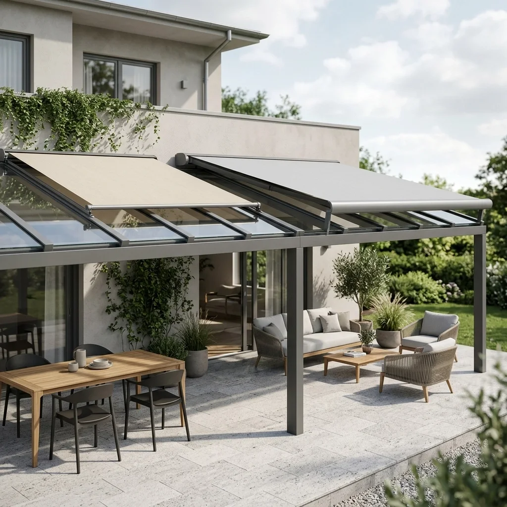 Aufglasmarkise vs. Aufdachmarkise: Welcher Sonnenschutz ist besser für Ihre Terrassenüberdachung?