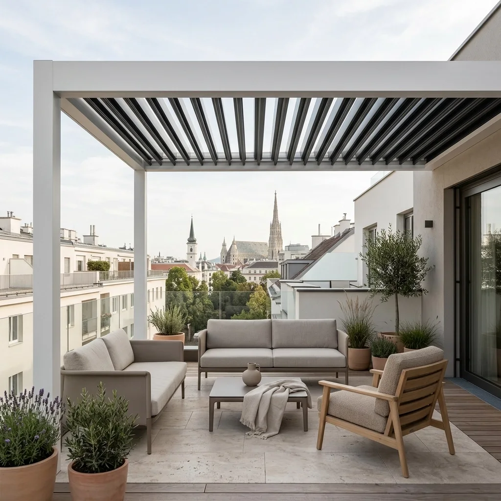 Outdoor Living in Wien: 10 Dinge, die du vor dem Kauf eines Lamellendachs wissen musst