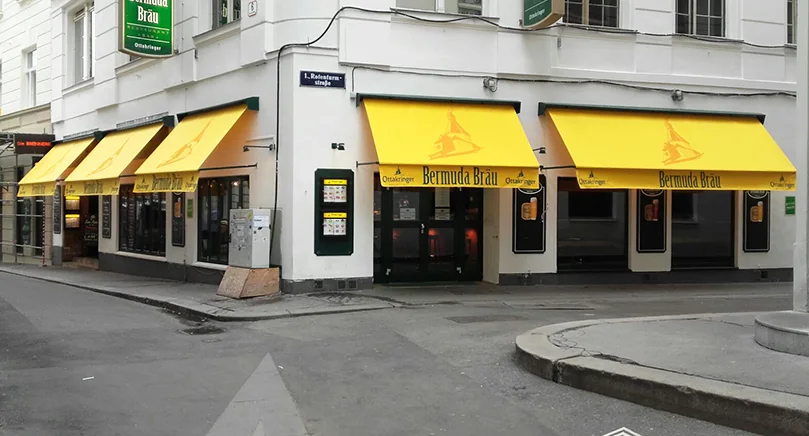 Markise für Gastronomie