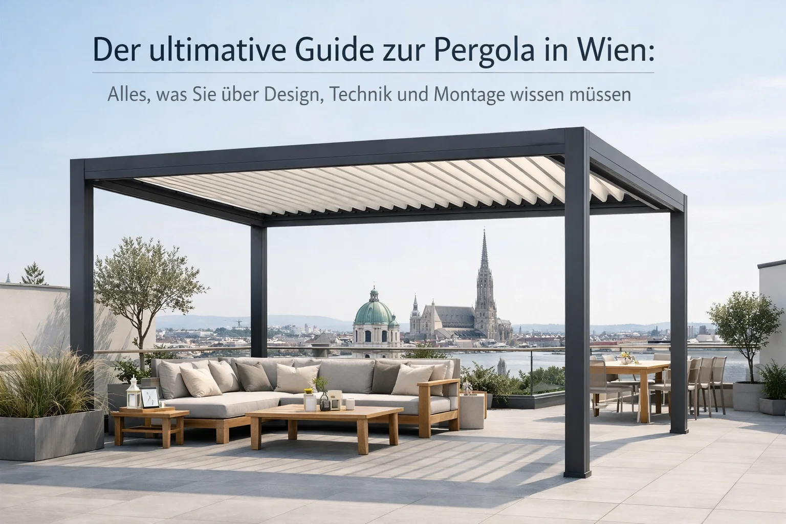 Der ultimative Guide zur Pergola in Wien: Alles, was Sie über Design, Technik und Montage wissen müssen