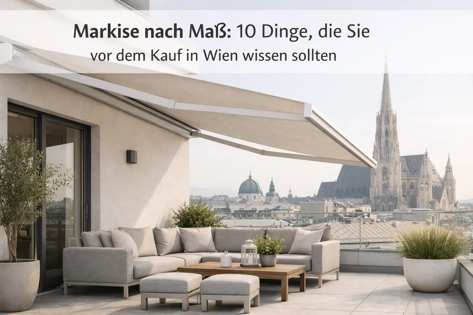 Markise nach Maß: 10 Dinge, die Sie vor dem Kauf in Wien wissen sollten