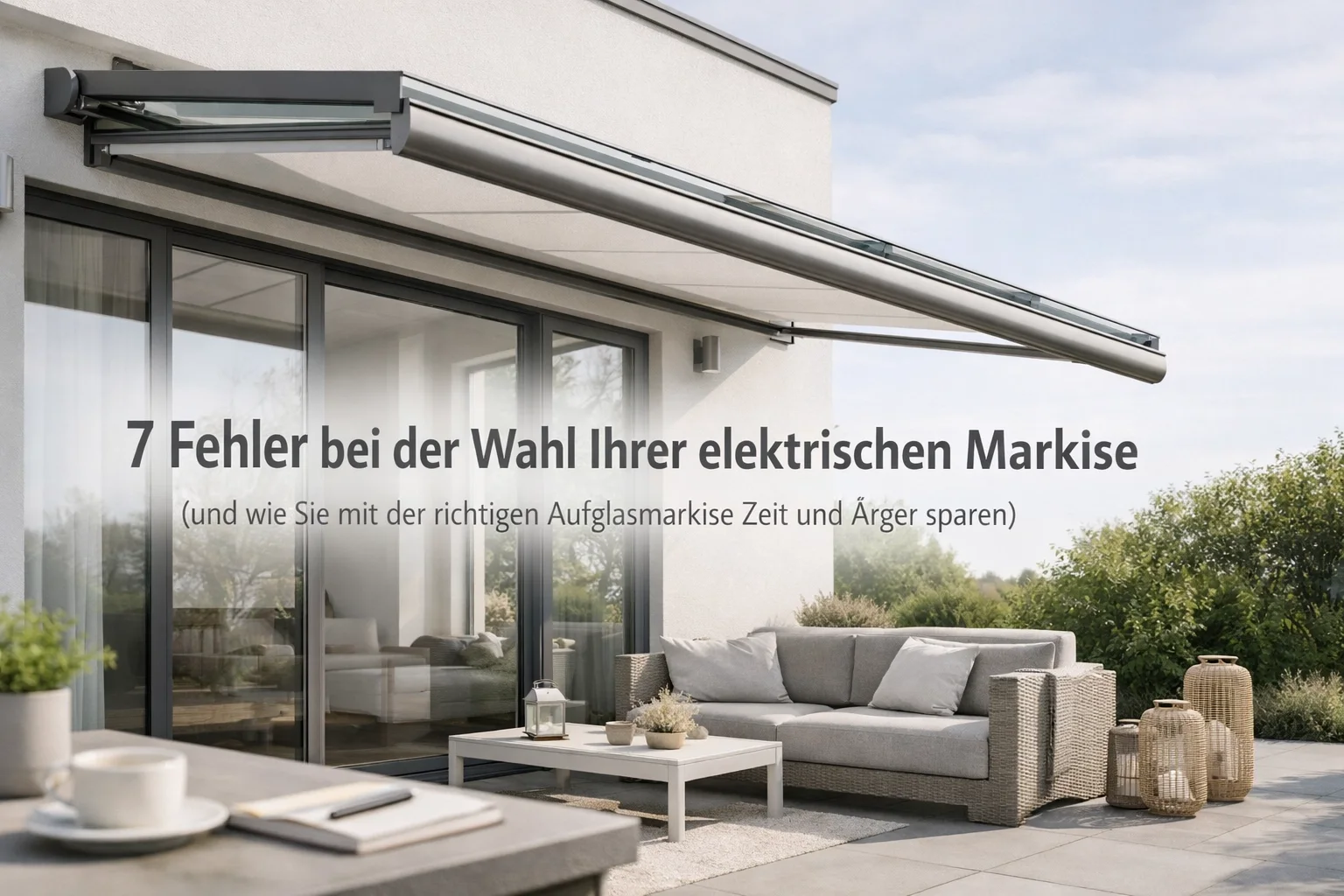 7 Fehler bei der Wahl Ihrer elektrischen Markise (und wie Sie mit der richtigen Aufglasmarkise Zeit und Ärger sparen)
