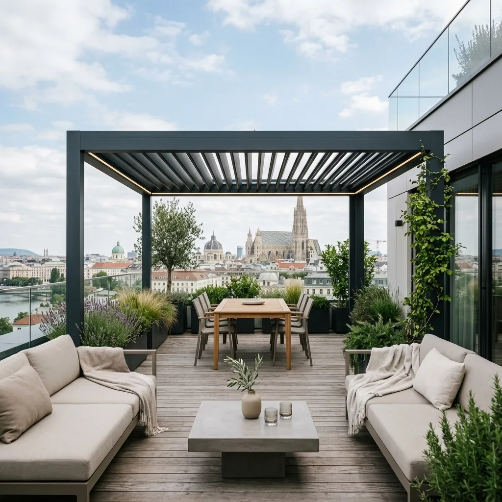 Outdoor Living Trends 2026: 10 moderne Ideen für Ihre Pergola in Wien