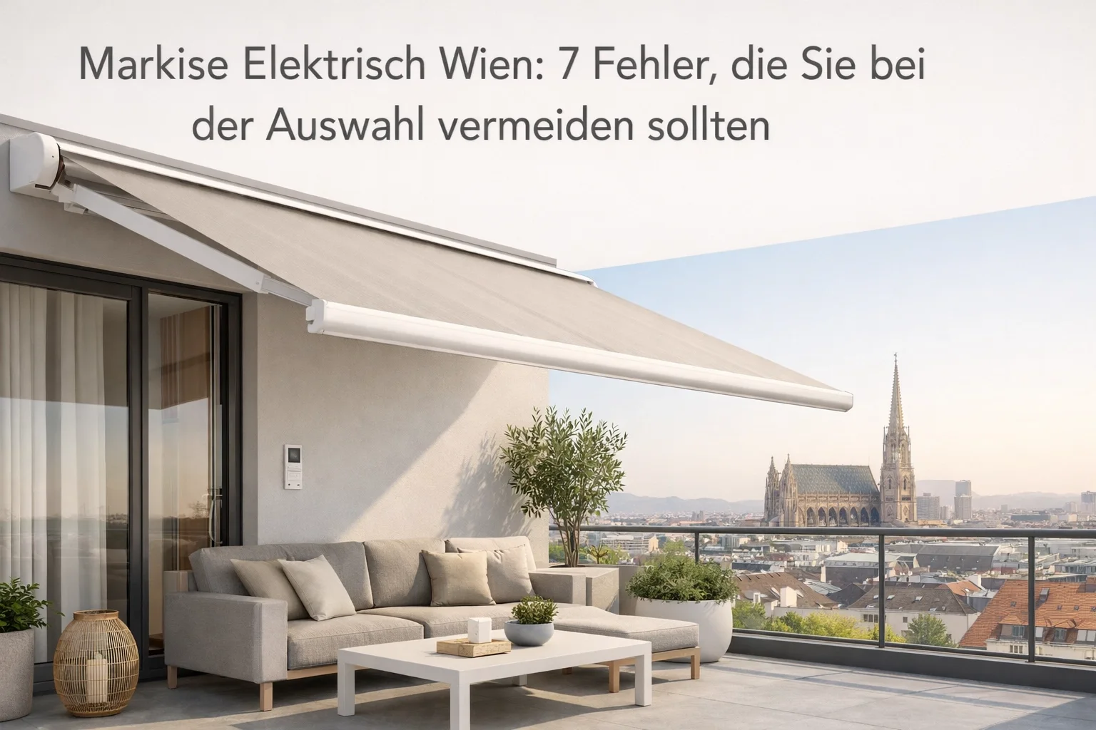 Markise Elektrisch Wien: 7 Fehler, die Sie bei der Auswahl vermeiden sollten