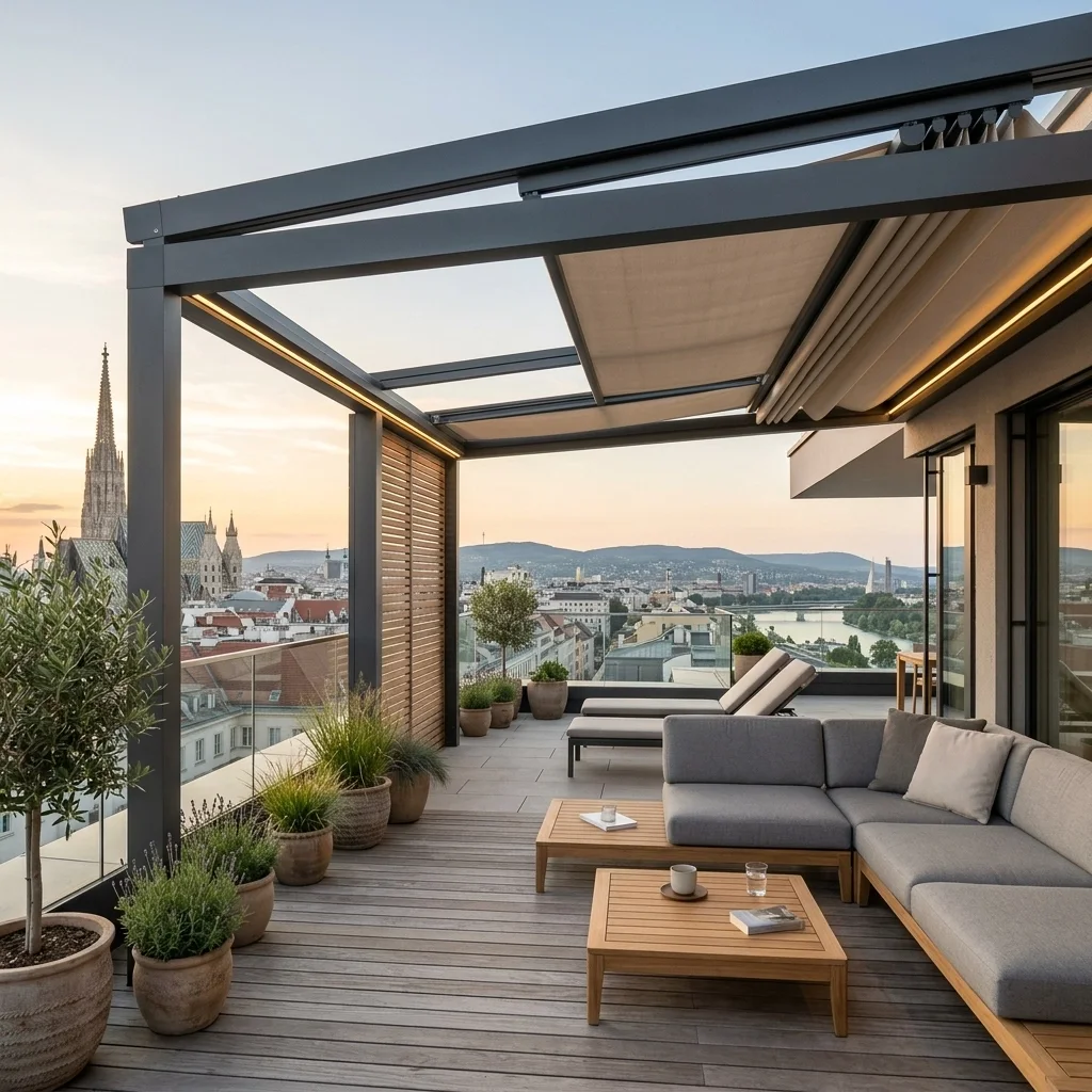 Auf der Suche nach einer Pergola in Wien? Hier sind 10 Dinge, die Sie über modernes Terrassendesign wissen sollten