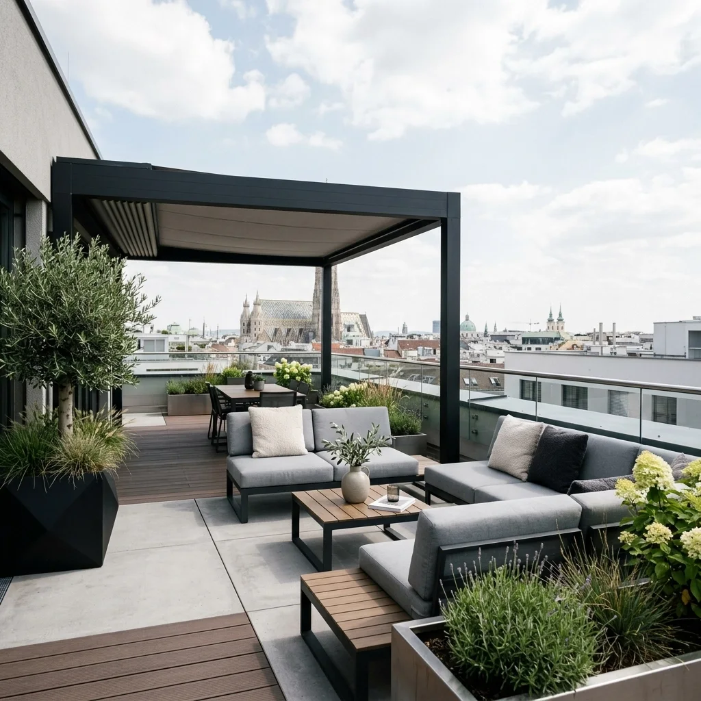 Modern, wetterfest und zeitlos: 10 exklusive Terrassendesign-Ideen für Wien