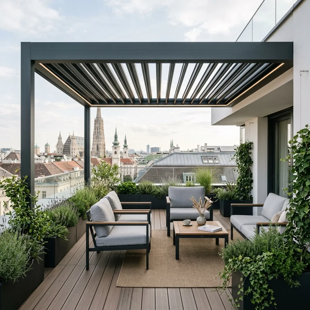 7 Fehler bei der Gestaltung von Outdoor Living in Wien (und wie Sie diese mit einer Pergola vermeiden)