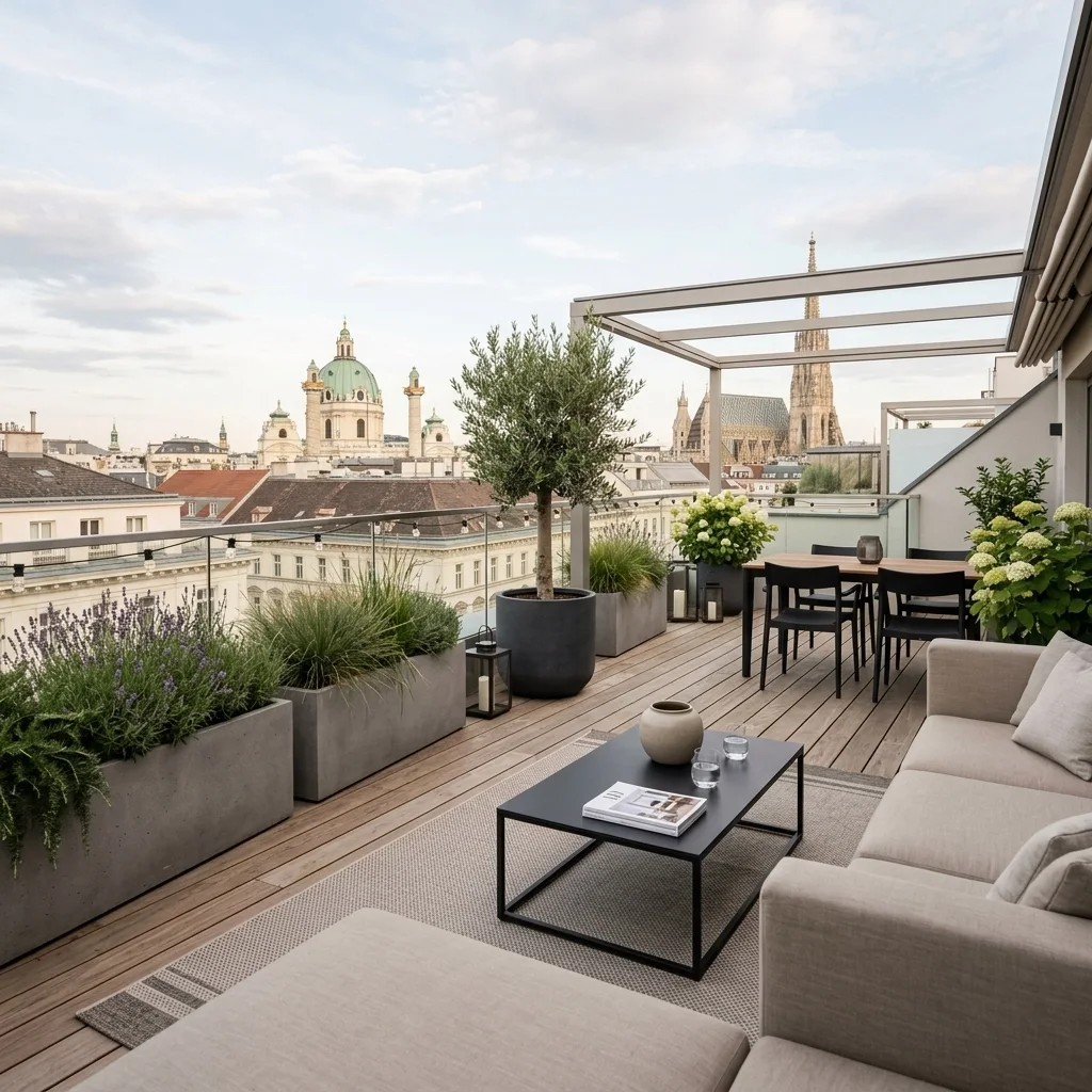 Top 10 Terrassendesign-Ideen für Wien: So wird Ihr Outdoor-Bereich zum echten Blickfang