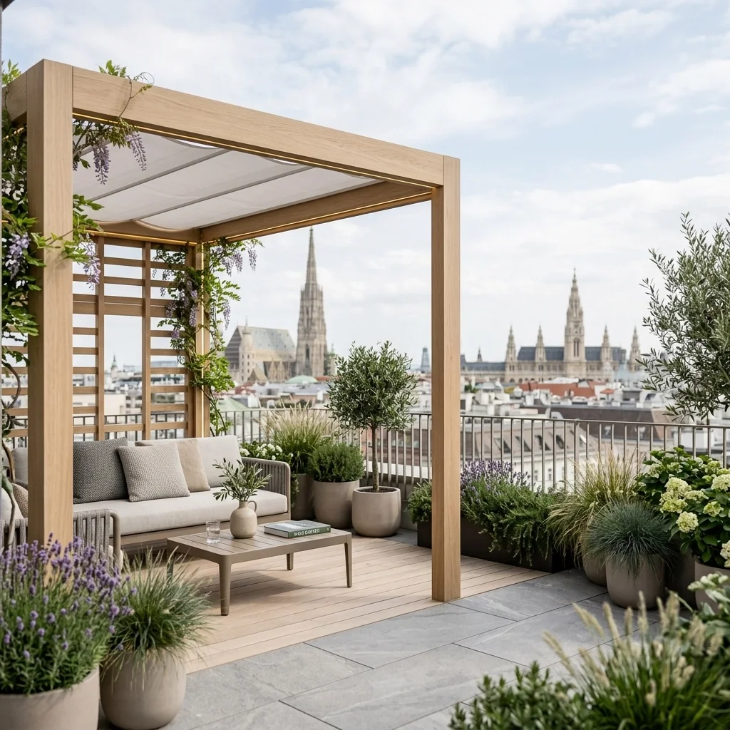 Top 10 Pergola-Ideen für exklusive Wiener Gärten und Dachterrassen
