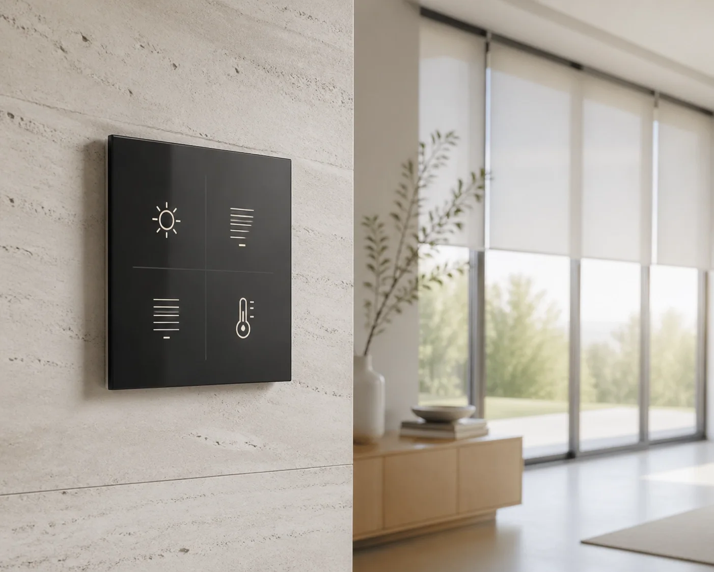 Intelligente Smart Home Steuerung für die Automatisierung von Markise Wien und Sonnenschutz.