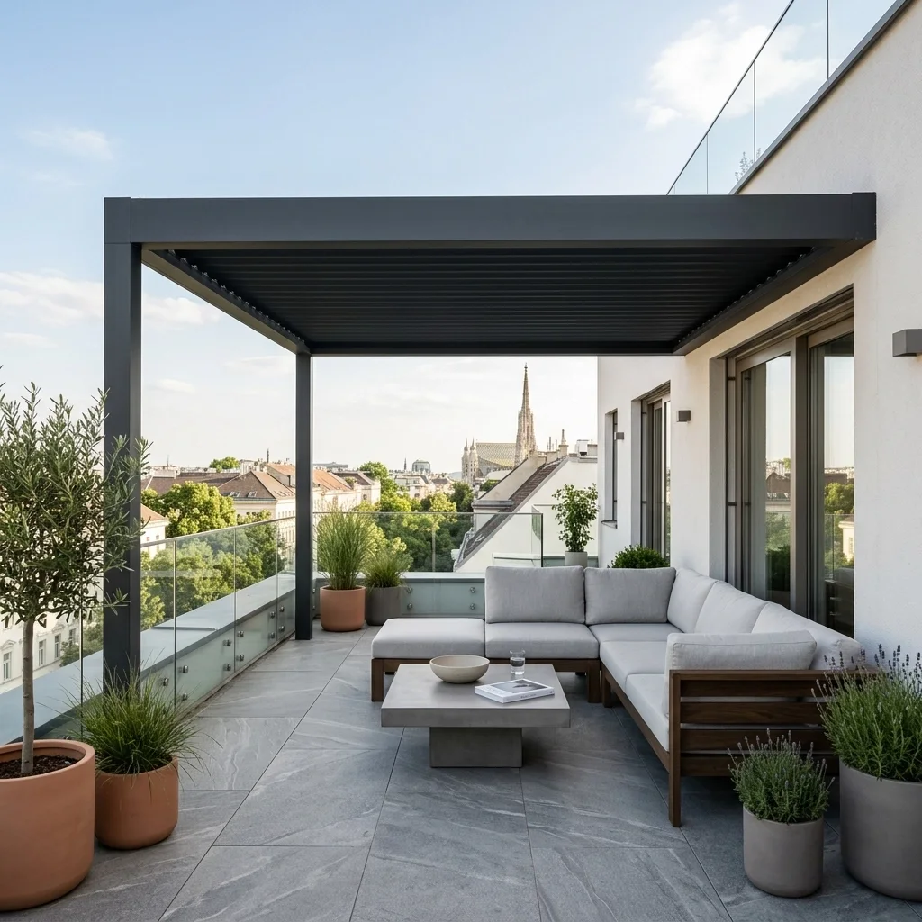 Der ultimative Guide für Terrassendesign in Wien: Alles, was du über moderne Beschattung wissen musst