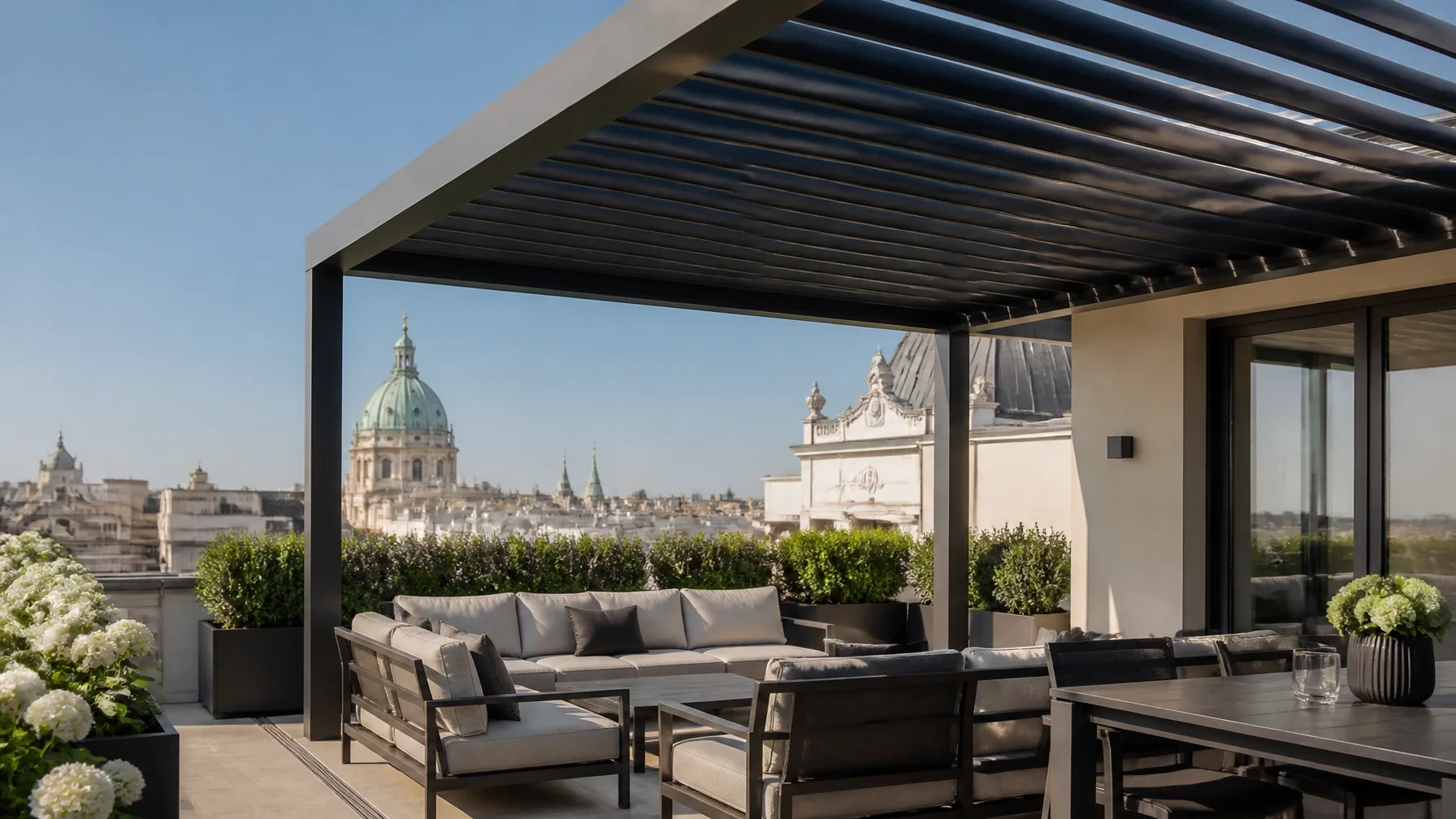 Terrassendesign 101: Der Guide für Wiener Einsteiger zum perfekten Lamellendach