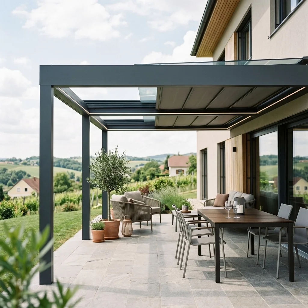 So wählen Sie die beste Terrassenüberdachung aus Aluminium (Systeme im Vergleich für Wien & NÖ)
