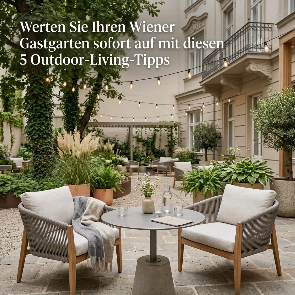 Werten Sie Ihren Wiener Gastgarten sofort auf mit diesen 5 Outdoor-Living-Tipps