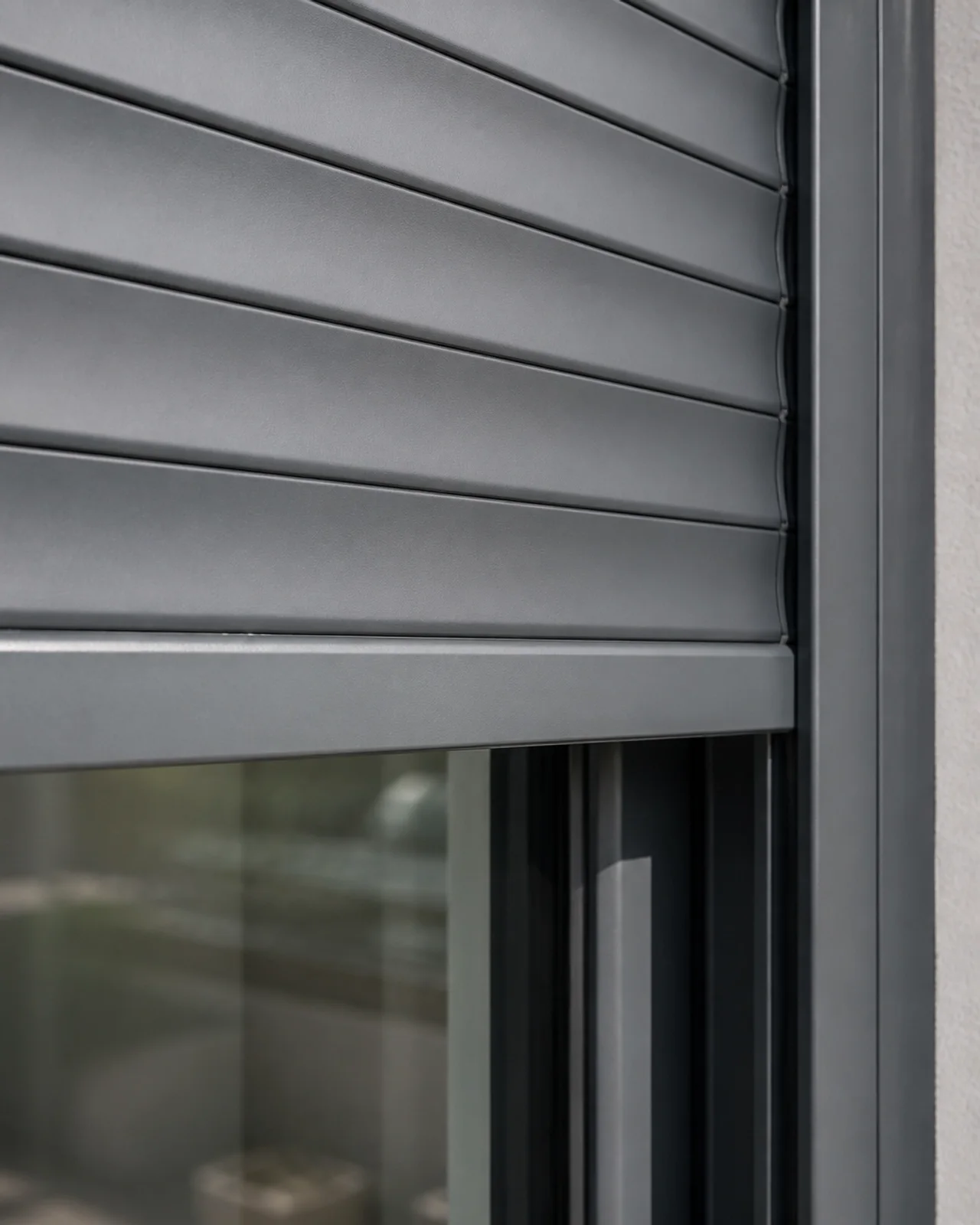 Aluminium Rollläden Detailaufnahme