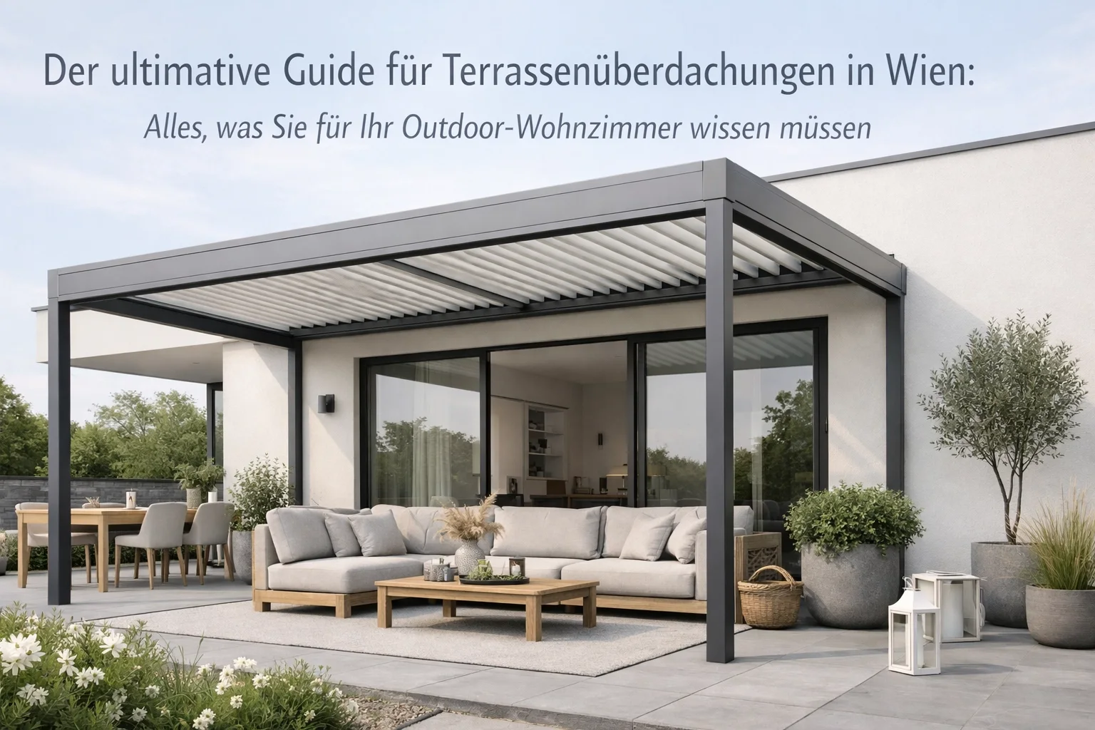 Der ultimative Guide für Terrassenüberdachungen in Wien: Alles, was Sie für Ihr Outdoor-Wohnzimmer wissen müssen
