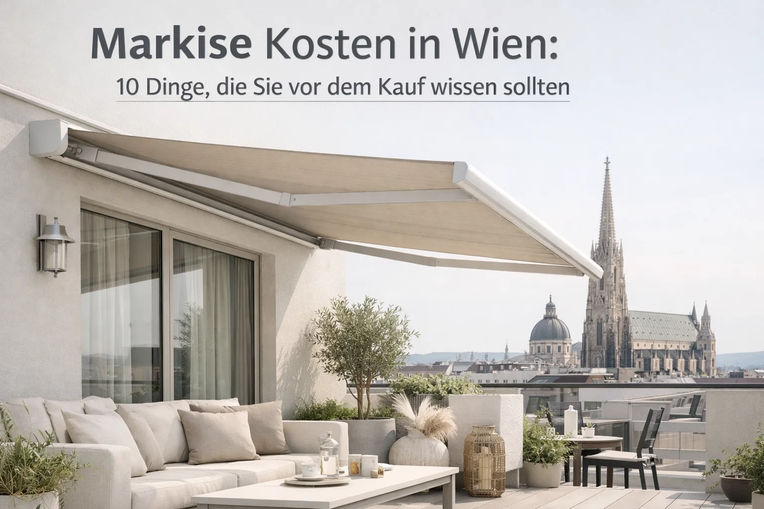 Markise Kosten in Wien: 10 Dinge, die Sie vor dem Kauf wissen sollten