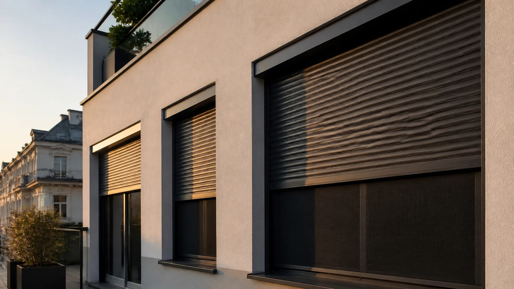 Moderne Rollladen und Sonnenschutz in Wien