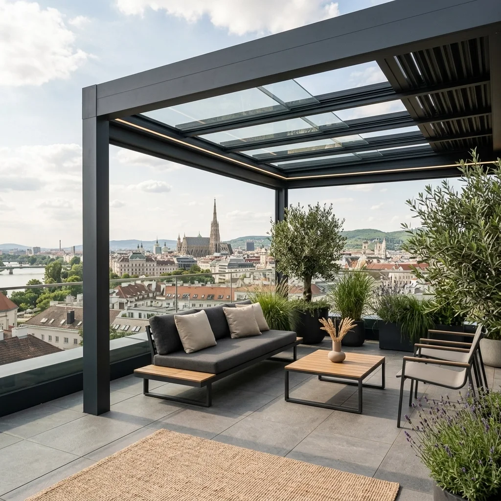 Terrassendesign 101: Der ultimative Guide für hochwertige Terrassenüberdachungen in Wien
