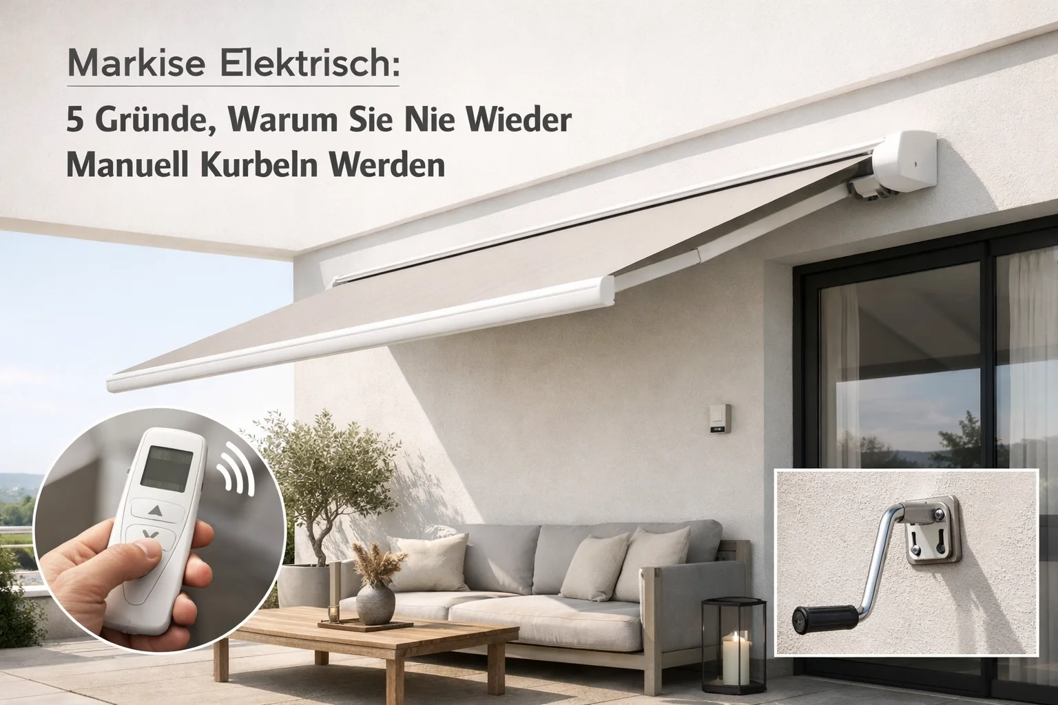 Markise Elektrisch: 5 Gründe, Warum Sie Nie Wieder Manuell Kurbeln Werden