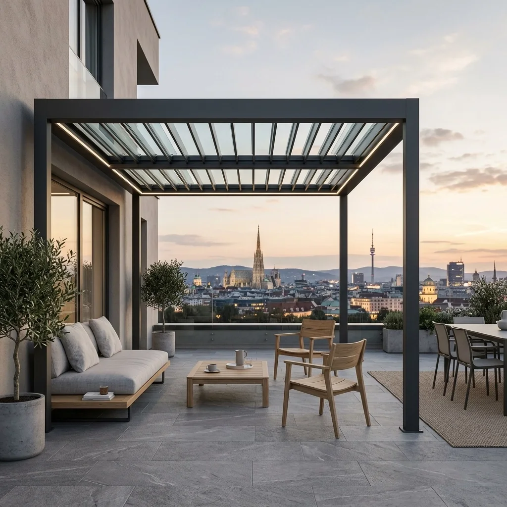 Terrassenüberdachung Wien: Alles Wichtige zu Planung und Design in unter 3 Minuten erklärt