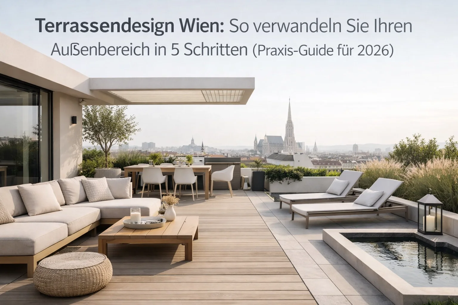 Terrassendesign Wien: So verwandeln Sie Ihren Außenbereich in 5 Schritten (Praxis-Guide für 2026)