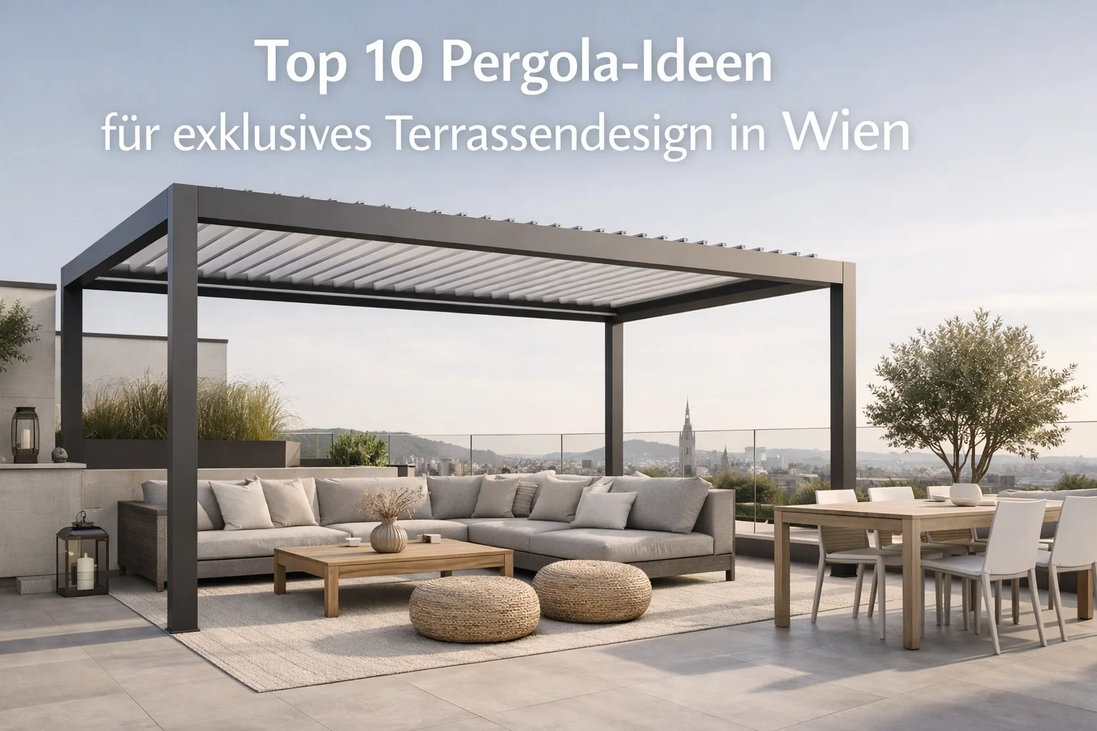 Top 10 Pergola-Ideen für exklusives Terrassendesign in Wien