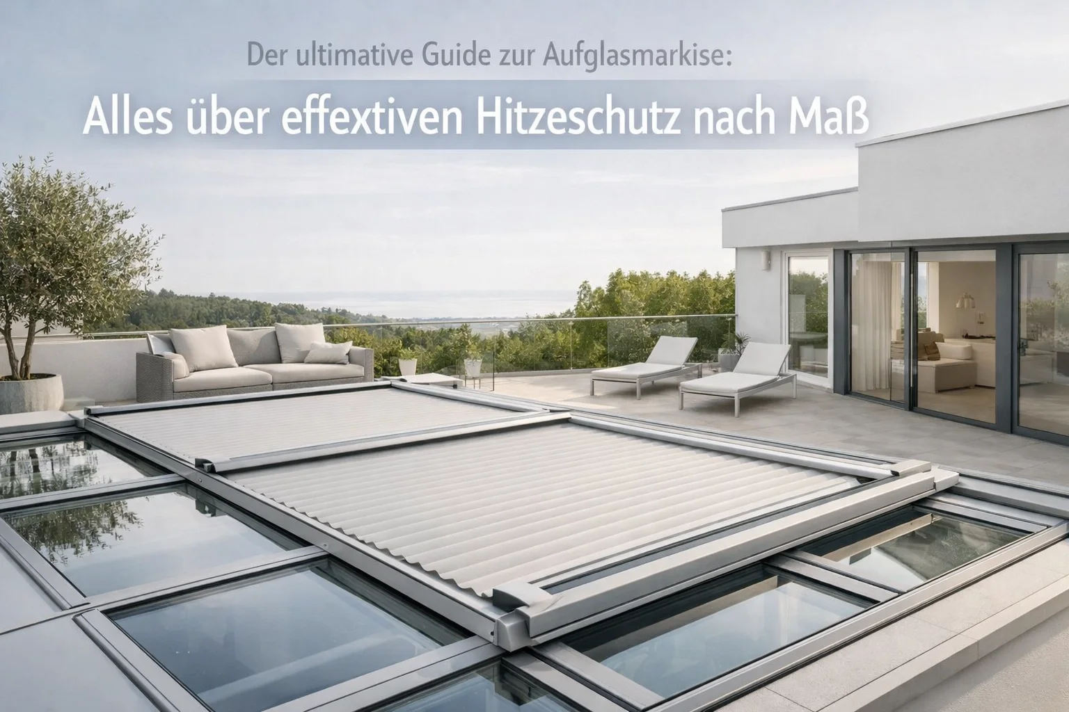 Der ultimative Guide zur Aufglasmarkise: Alles über effektiven Hitzeschutz nach Maß