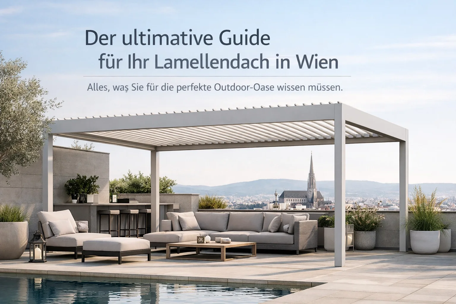 Der ultimative Guide für Ihr Lamellendach in Wien: Alles, was Sie für die perfekte Outdoor-Oase wissen müssen
