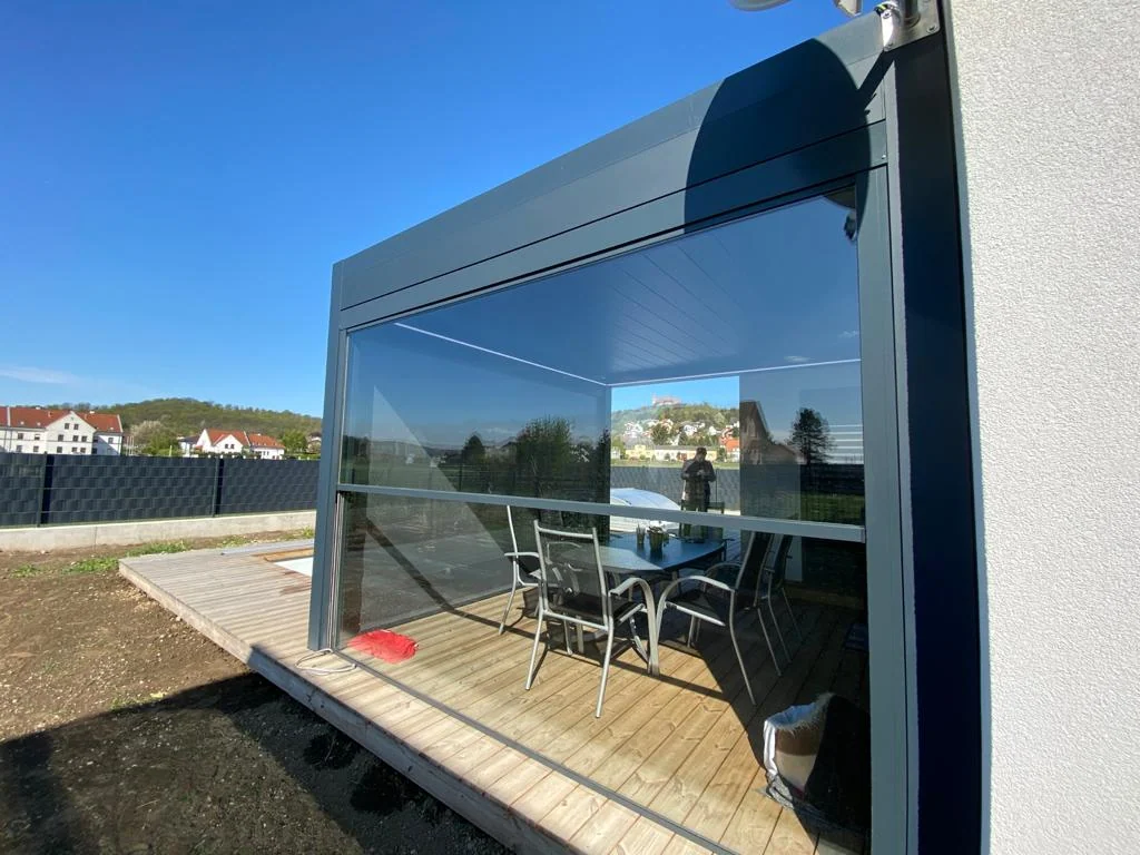 lamellendach terrasse