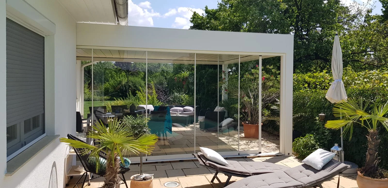 lamellendach terrasse