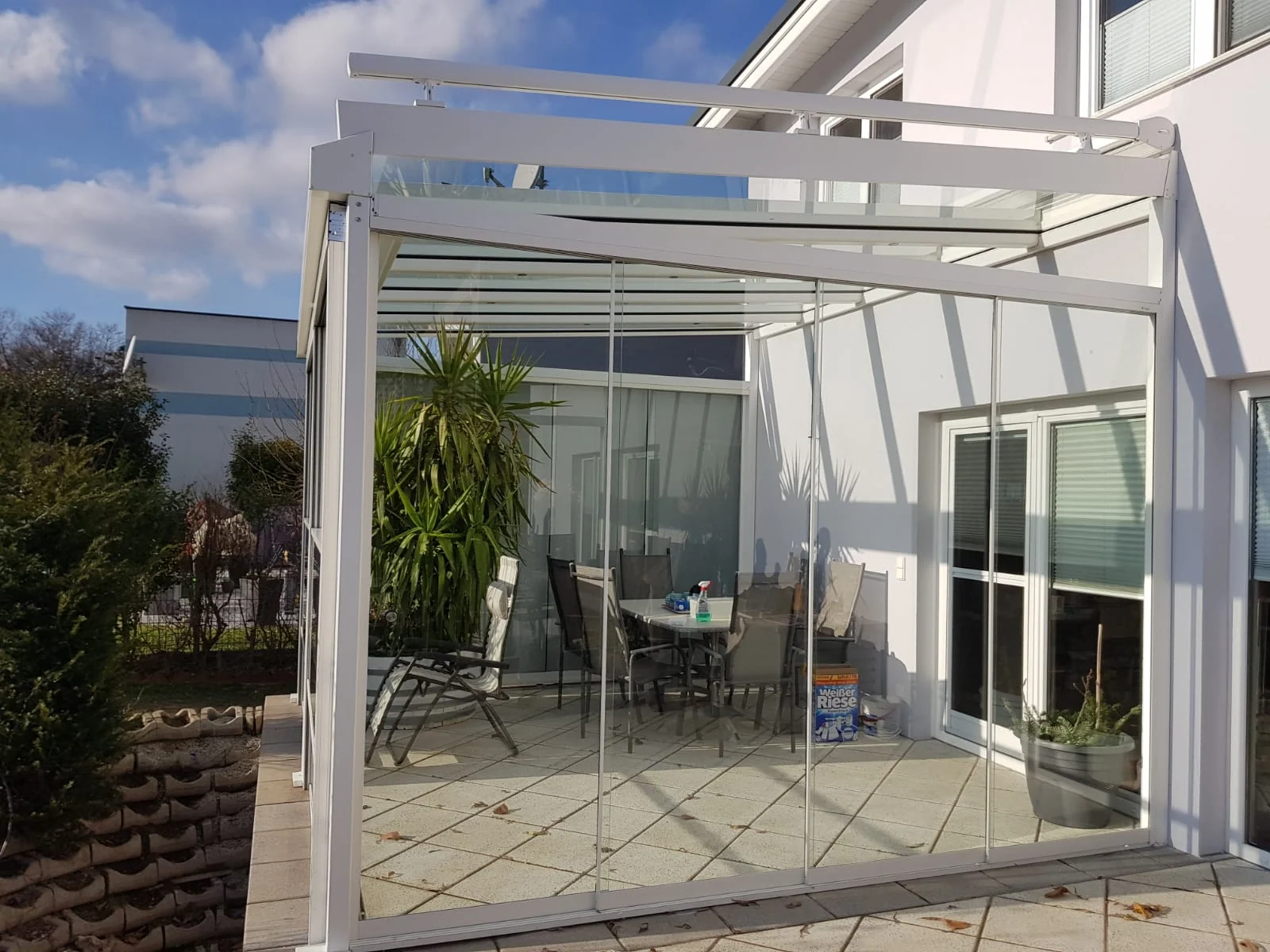 glasdach temel planen