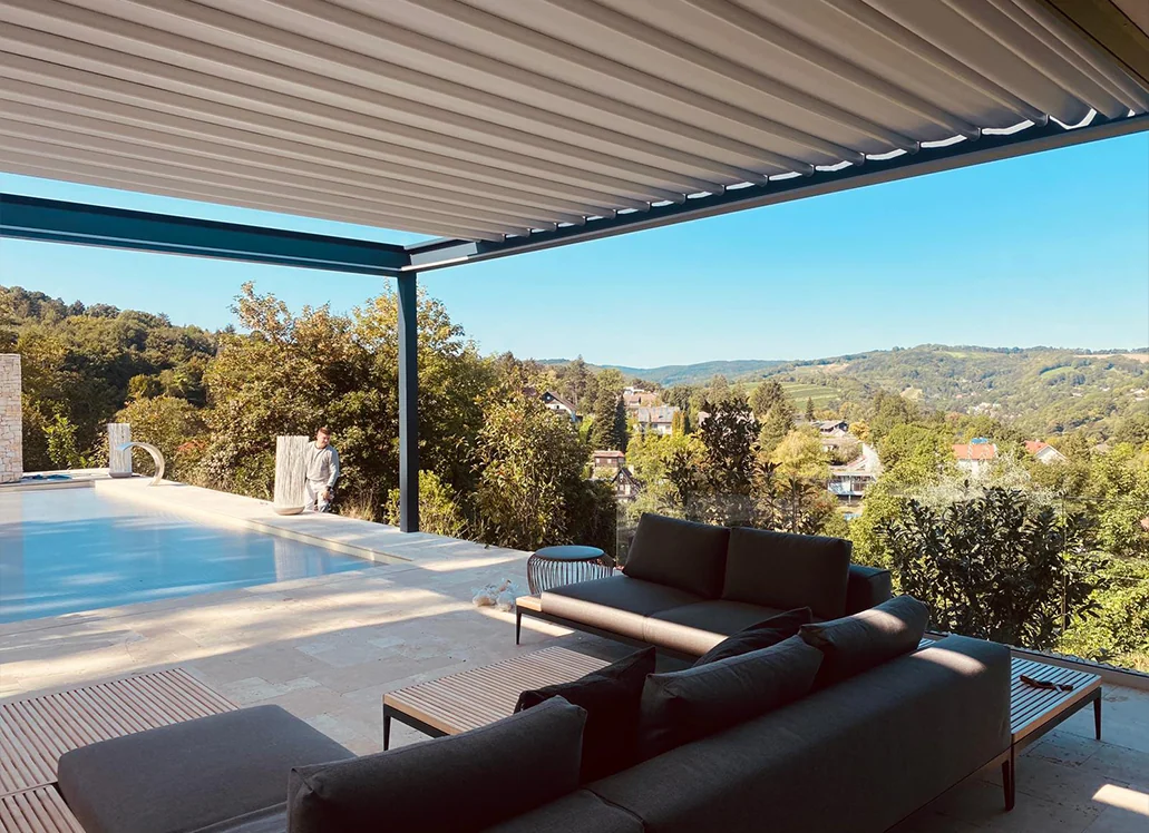 Quattro Pergola von Temel Planen