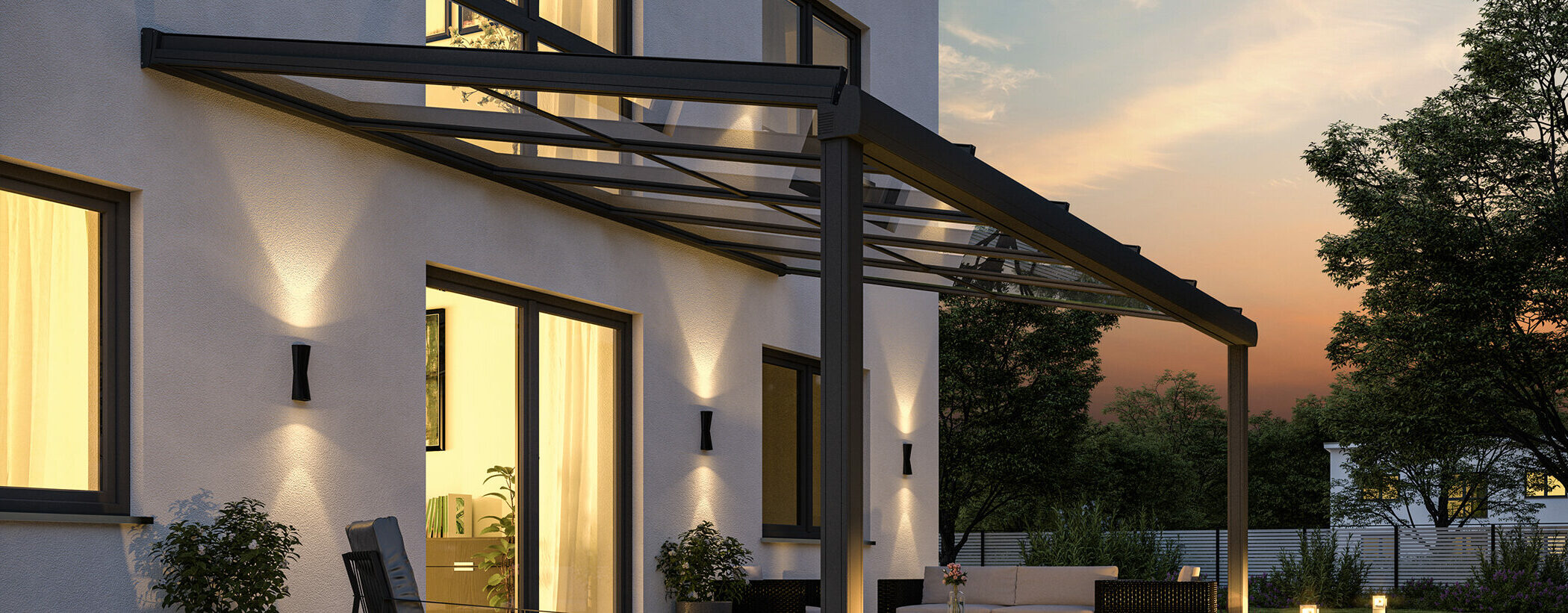 Glasdach von Temel Planen