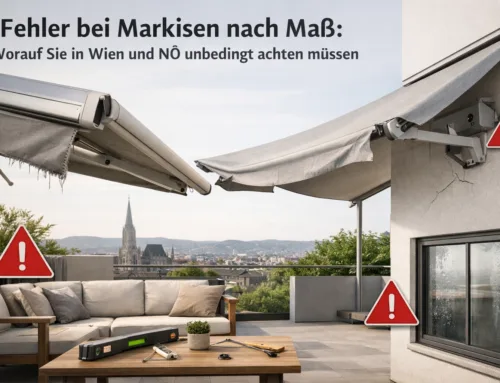 7 Fehler bei Markisen nach Maß: Worauf Sie in Wien und NÖ unbedingt achten müssen