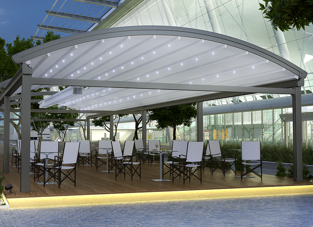 Luna Pergolasystem von Temel Planen